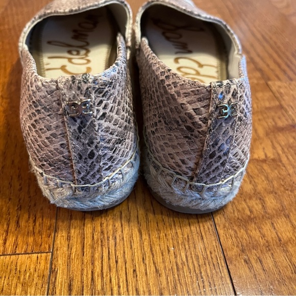 Sam Edelman Kesia Espadrille Flats Slip On Snakeskin Women’s 7M - Picture 7 of 11
